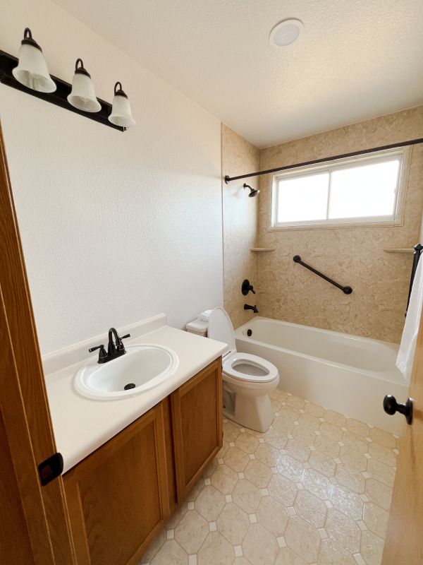 Bathroom with Custom Storage